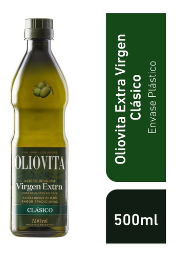 Pack X 12 Aceites De Oliva Virgen Extra Oliovita Pet 500 Cc