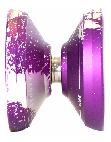 Imagem 3 de 5 de Yoyo Freestyle April Profissional Roxo Prata Dourado Ioiô