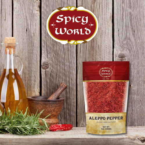 Spicy World Copos De Pimienta De Alepo 7 Oz | Auténtica Espe
