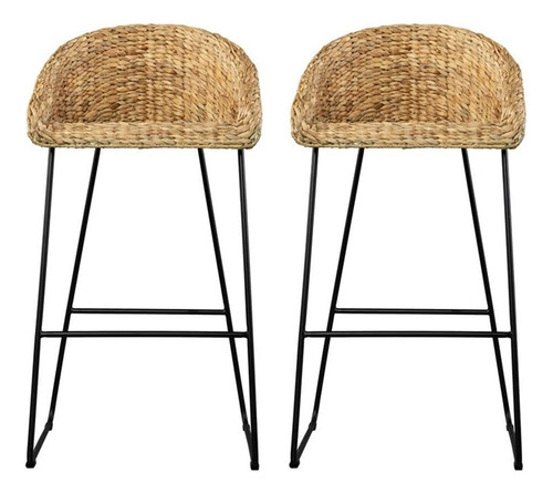 Sei Furniture Landrine Taburetes De Bar De Jacinto De Agua