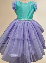 Comprar Vestido Tull Con Lazo Lila Hadas Niñas