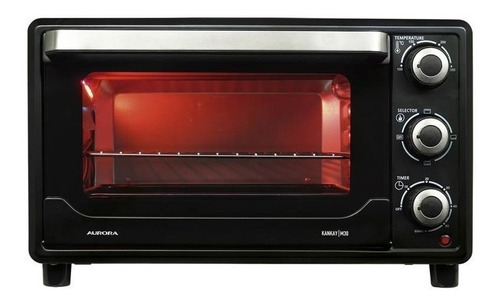 Horno de mesa eléctrico Aurora KANKAY M30 30L negro 230V