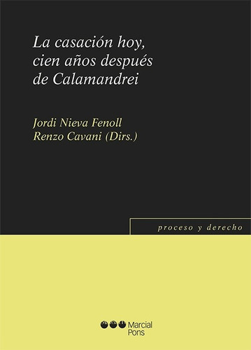 La Casación Hoy, Cien Años Después De Calamandrei - Nieva Fe