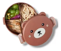 Comprar Lunchera Vianda Taper Oso 5 Divisiones Cubiertos Hermetico