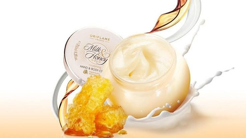 Crema Nutritiva Para Manos Y Cuerpo Milk & Honey Oriflame