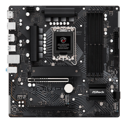 Motherboard Asrock B760m Pg Lightning, Lga 1700, Ddr5 7200mh