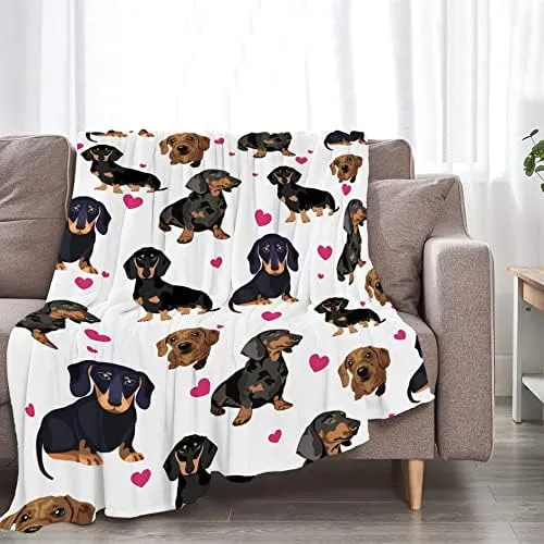 Manta De Perro Salchicha Para Niñas, Niños, Mujeres, Regalos