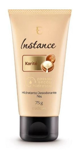 Hidratante Desodorante Para Pés Instance Karité 75g