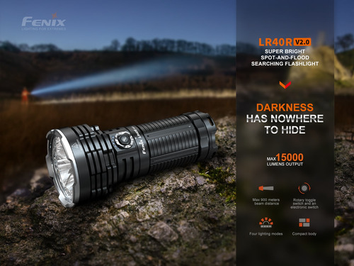 Linterna Fenix Lr40r Version 2.0 15.000 Lumenes Torch Chile