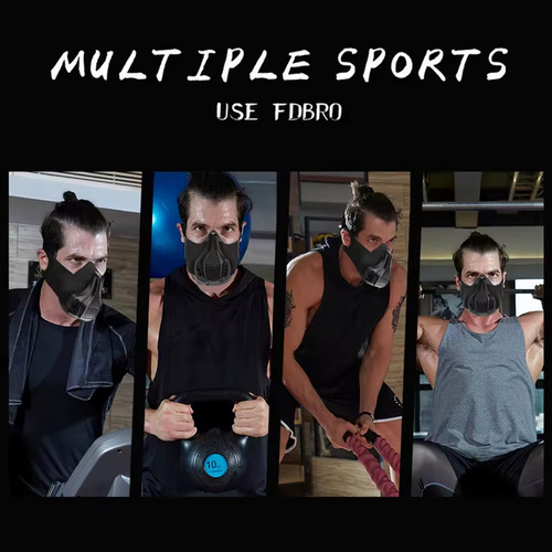 Mascara De Entrenamiento Altitud Ajustable Training Mask