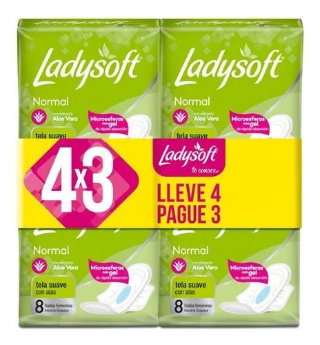 comprar Ladysoft Normal Pack X 32 Unidades (4X3)