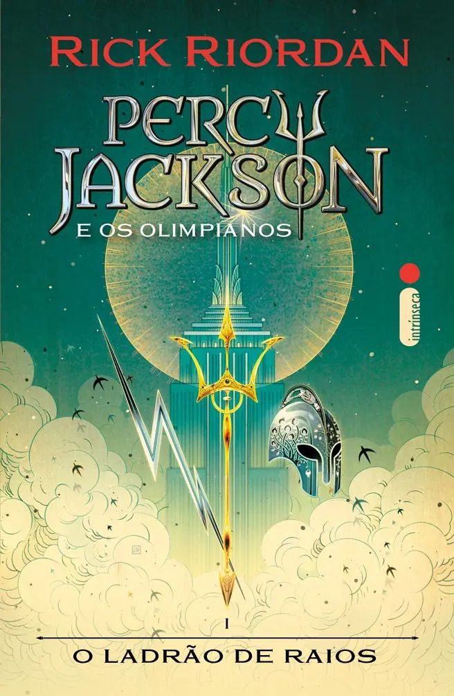 O ladrão de raios: Série Percy Jackson e os olimpianos (novas capas), de Rick Riordan. Série Percy Jackson e os Olimpianos, vol. 1. Editora Intrínseca Ltda., capa mole, edição 1 em