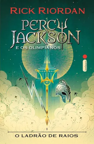 O ladrão de raios: Série Percy Jackson e os olimpianos (novas capas), de Rick Riordan. Série Percy Jackson e os Olimpianos, vol. 1. Editora Intrínseca Ltda., capa mole, edição 1 em português, 2023