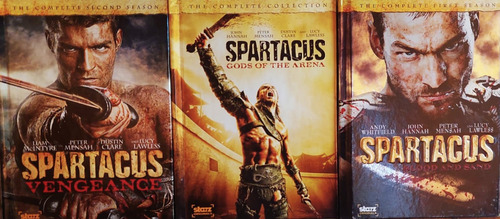 Dvd Original Spartacus 3 Temporadas. Importadas. (Usado)