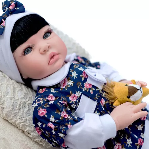 BEBÊ REBORN MEGA REALISTA MAVIE BEM GRANDINHA QUASE UMA CRIANÇA REAL -  Maternidade Mundo Baby Reborn