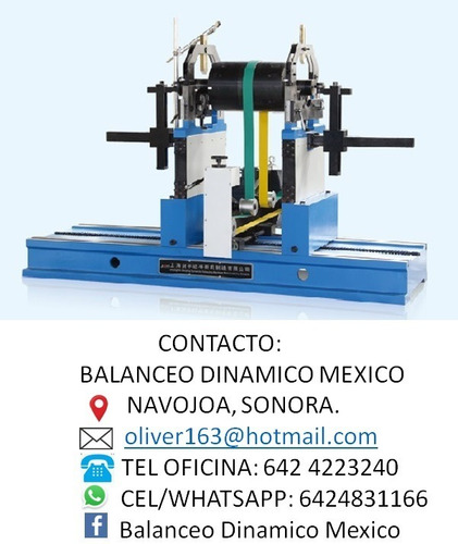 Imagen 13 de 13 de Balanceadoradinamica 3 Ton Rotores, Rodillos,impelentes,flec