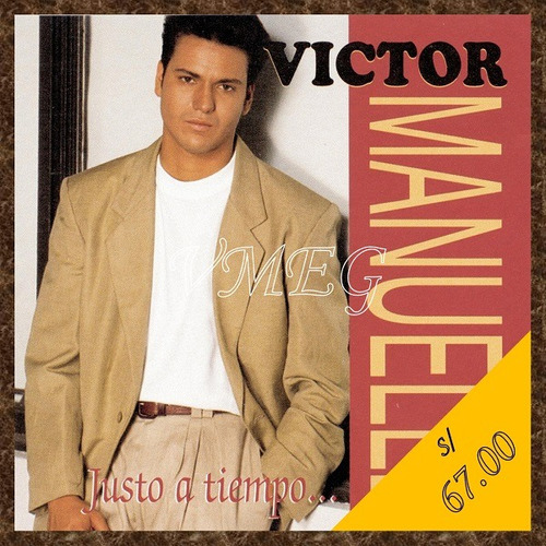Vmeg Cd Víctor Manuelle 1993 Justo A Tiempo...