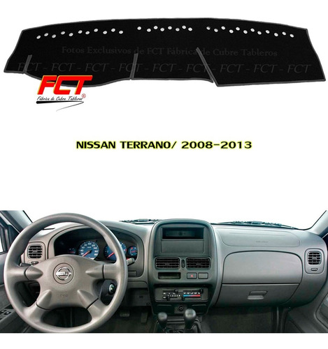 Cubre Tablero - Nissan Terrano 4x2 2008  2010 2011 2012 2013