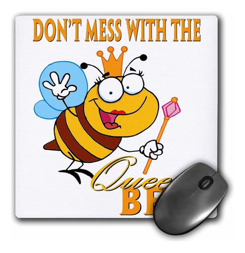 3drose Llc 8 X 8 X 0,25 Pulgadas Mouse Pad, Dont Mess With T