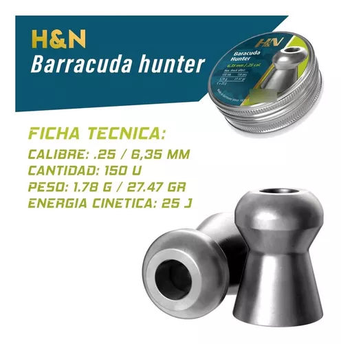 Balines H&N Baracuda 6.35 mm