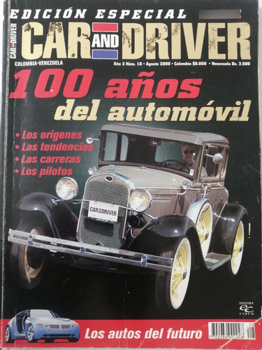 Revista Car And Driver - 100 Años Del Automovil