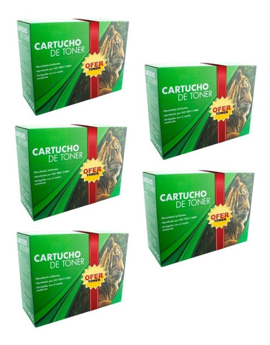 5 Pza Cf237a Toner 37a Con Chip Compatible Con M608n
