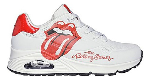 Tenis Skechers Rolling Stones Blanco - Dama - 177965/wrd