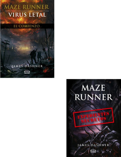 Pack Maze Runner Virus Letal Y Expedientes Secretos