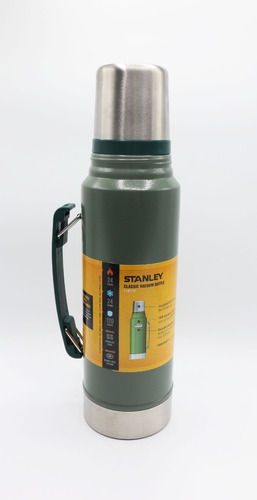 Imagen 3 de 5 de Termo Stanley Classic 1 Litro Verde