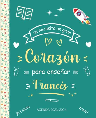 Agenda Maestra Frances 2023 2024: Cuaderno Del Profesor 2023