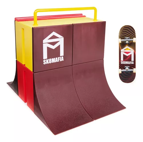 Pista Skate De Dedo Tech Deck Big Vert Wall + Skate - Sunny em