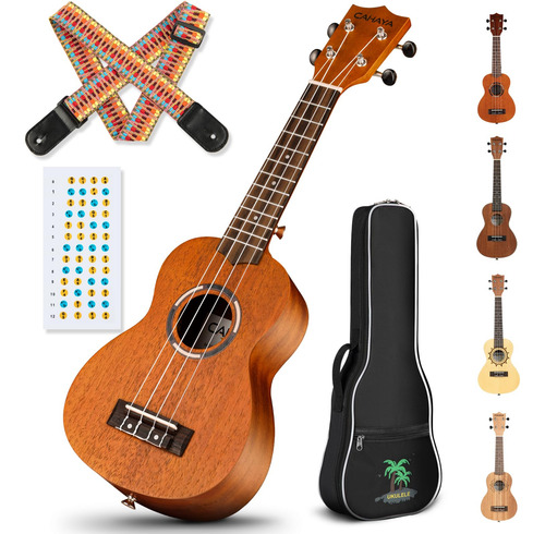 Ukelele Soprano 21 Pulgadas Kit Para Principiantes Con Bolsa