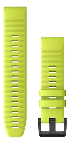 Correa Quickfit Garmin Fenix 6 / 5 (22mm) Silicon Ancho 5 Cm Color Amarillo Neon