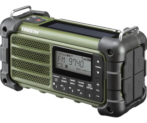 Sangean Mmr-99 Am/fm-rbds/bluetooth/aux/clima/radio De Emerg