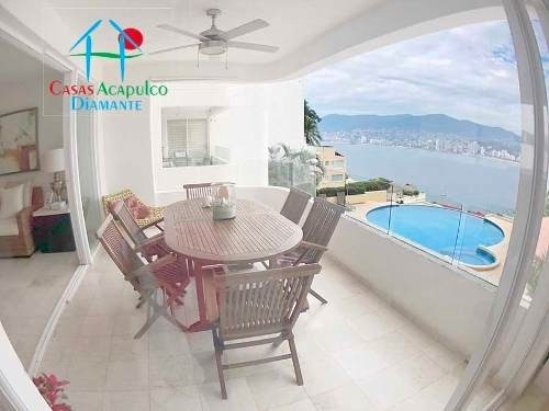 Imagen 1 de 14 de Cad Vista Carey 101 Terraza Con Vista A La Bahía De Acapulco