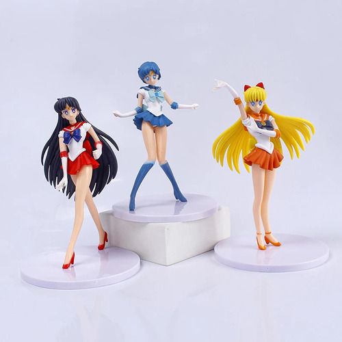 . 5 Figuras De Acción De Sailor Moon, Modelo De Muñecas De