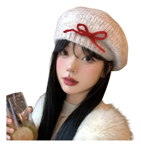 Boina De Felpa De Invierno Para Mujer, Gorro Cálido, Sombrer