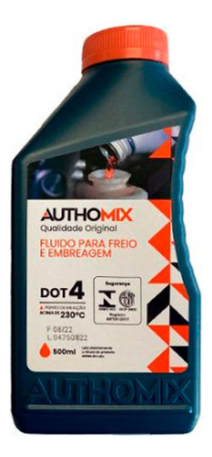 Fluído De Freio Authomix Dot4 Fiat 128