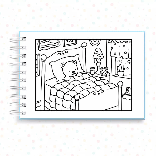 L, Libro Para Colorear Bobbie Goods, Pintura Para Dibujar