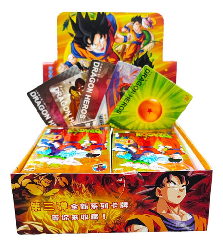 Caja 36 Sobres Cartas Dragon Ball Super Coleccionables 