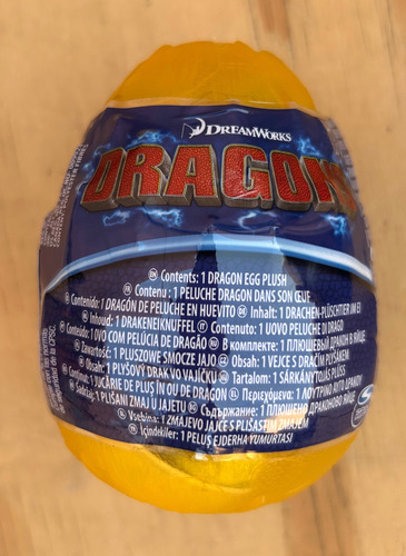 Peluche De Dragon En Huevito Colmillo Como Entrenar Dragon