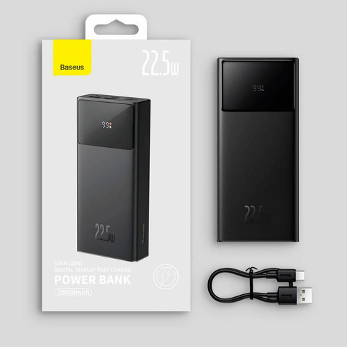 Power Bank Baseus Carga Rapida 22.5w 20 000 Mah Usb-c  