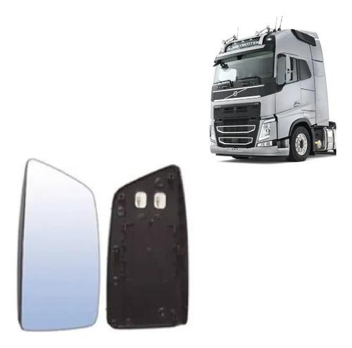 Lente Vidro Retrovisor Desembaç Volvo Fh 2016 A 2022 Direito