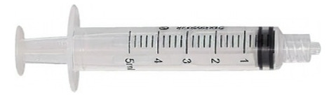 Seringa Descartável 5ml Bico Luer Lock 100un Descarpack