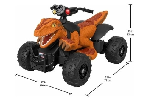 Montable Electrico Jurassic Word Power Wheels 12 Volts 