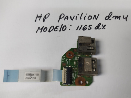 Puerto Usb De Hp Pavilion Dm4 Modelo 1165dx En Perfecto Estd