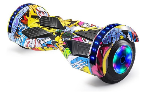 Patineta Eléctrica Hoverboard 8  Doble Motor Bluetooth Led 