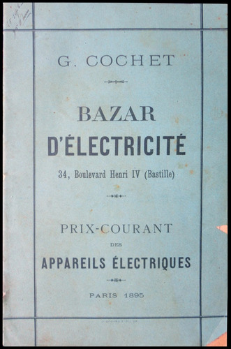 Catálogo Antiguo De Electricidad - Bazar D´électricité 23113