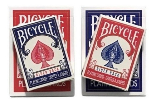 Naipes Barajas Bicycle Mini Rojo/azul / Updown
