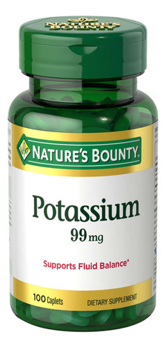 Natures Bounty Potasio 99 Mg [100 Tab.]